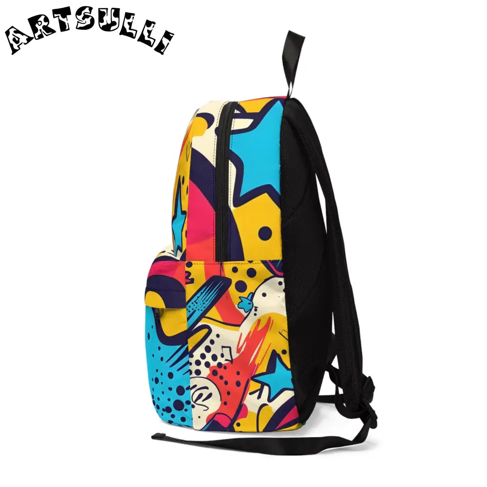 JAKKOUTTHEBXX Comic x Pop Art Unisex Classic Backpack JAKKOUTTHEBXX