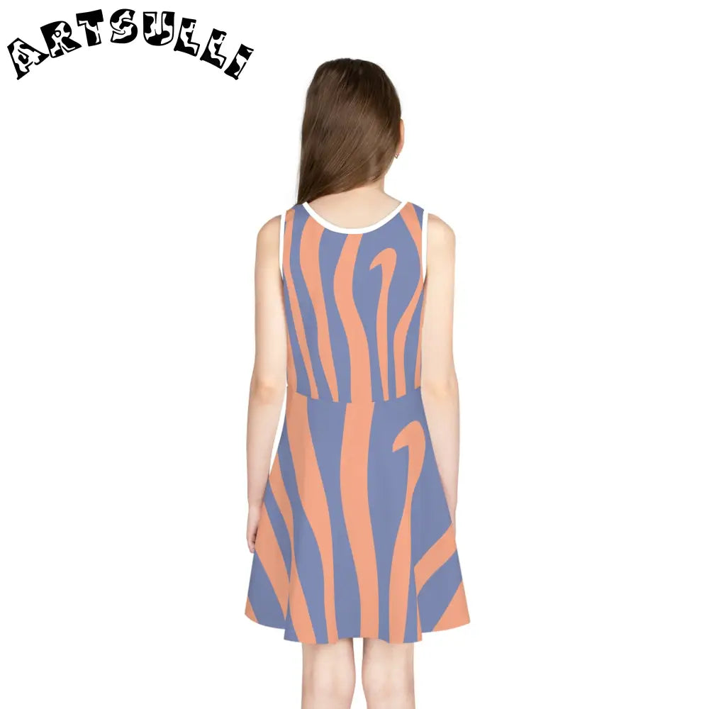 JAKKOUTTHEBXX Easy Going Wavy Stripe Sleeveless Sundress 2025