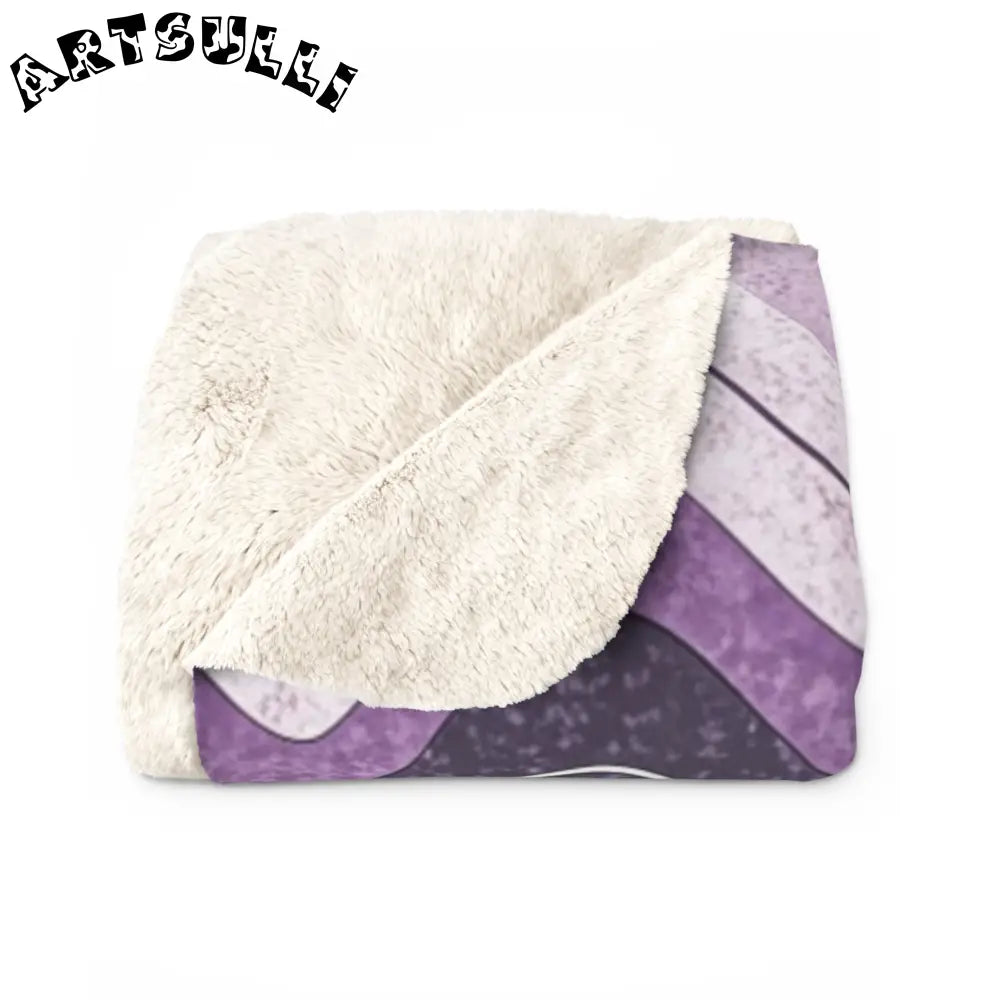 JAKKOUTTHEBXX Bat Wave Sherpa Fleece Blanket JAKKOUTTHEBXX Artsulli