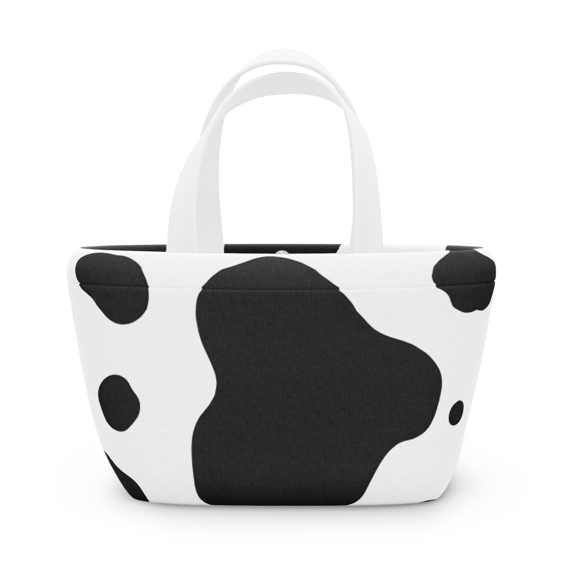 Cow Print Focus Lunch Bag, Artsulli - Art is Long, Life is Short, Bags, , , , , , , 