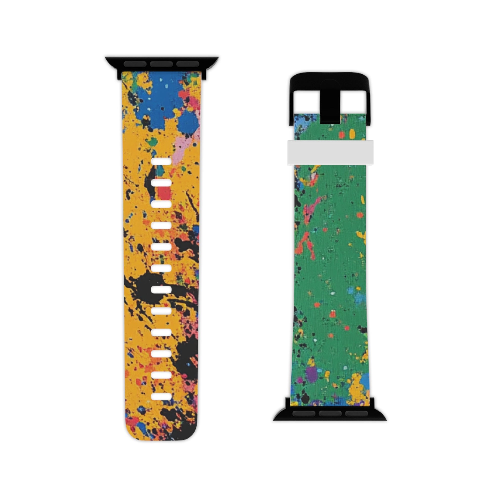 The Colors Of Paint Splatter Watch Band for Apple Watch, Artsulli - Art is Long, Life is Short, Accessories, , , , , , , 