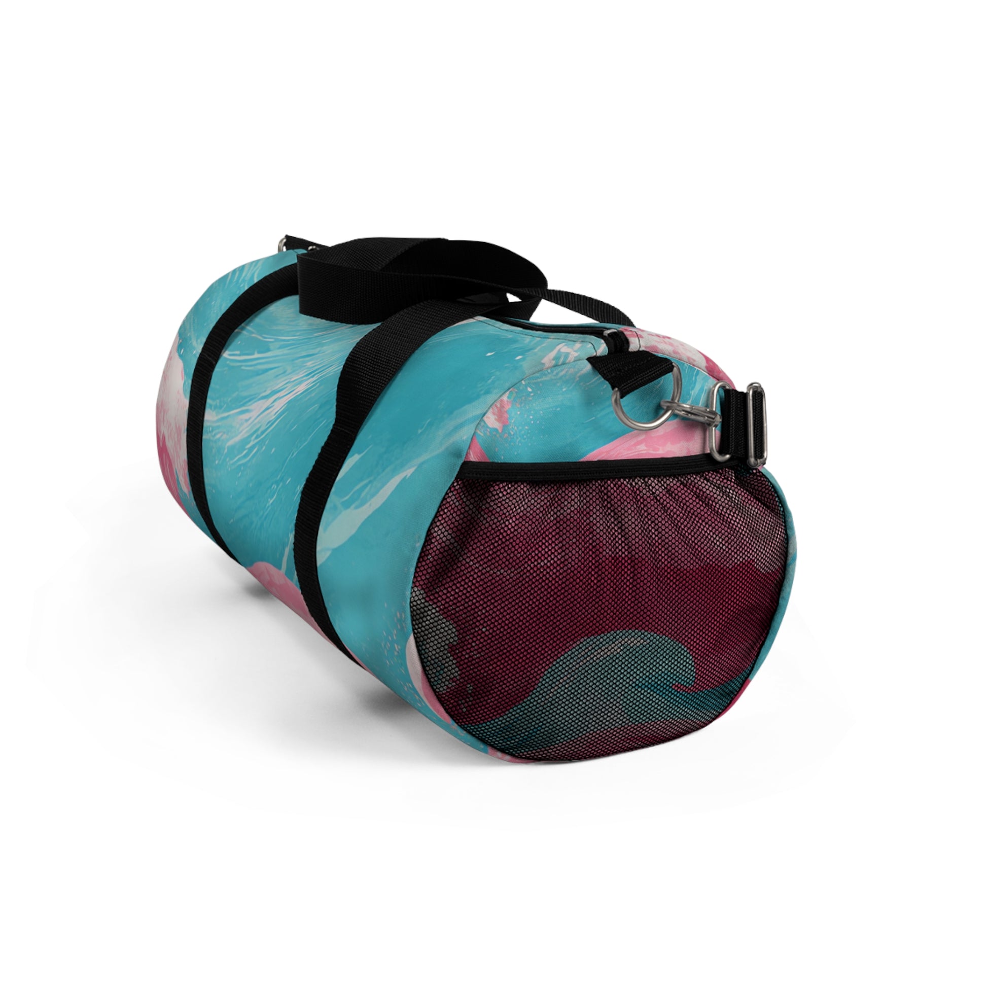 The Great Pastelwave Pink and Blue Duffel Bag, Artsulli - Art is Long, Life is Short, Bags, , , , , , , 