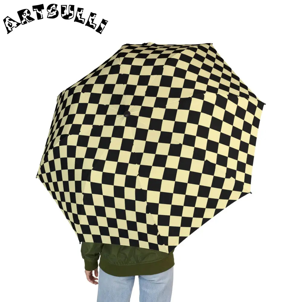 JAKKOUTTHEBXX Checkerboard II Black and Yellow Semi-Automatic