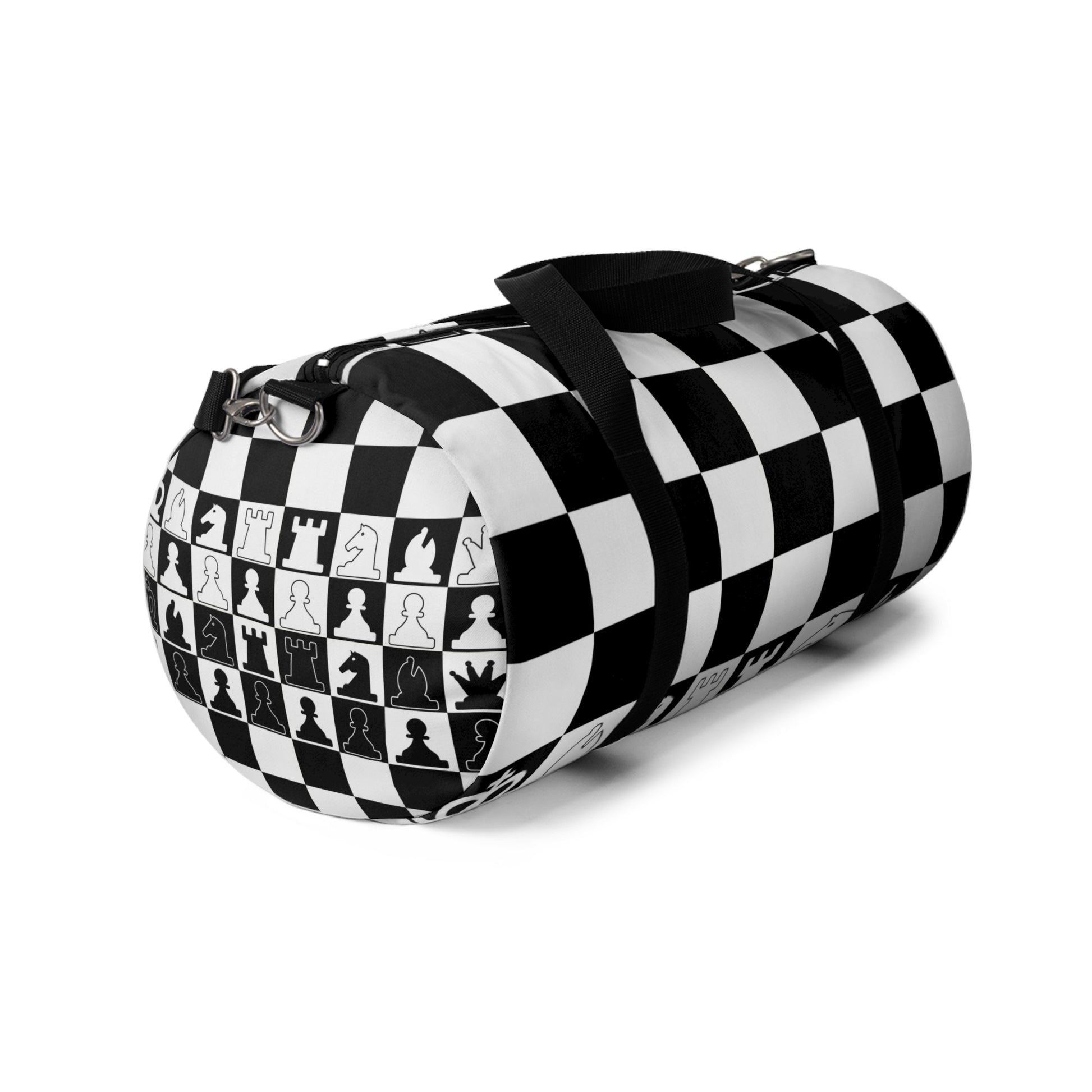 Chessboard White and Black Duffel Bag, Artsulli - Art is Long, Life is Short, Bags, , , , , , , 