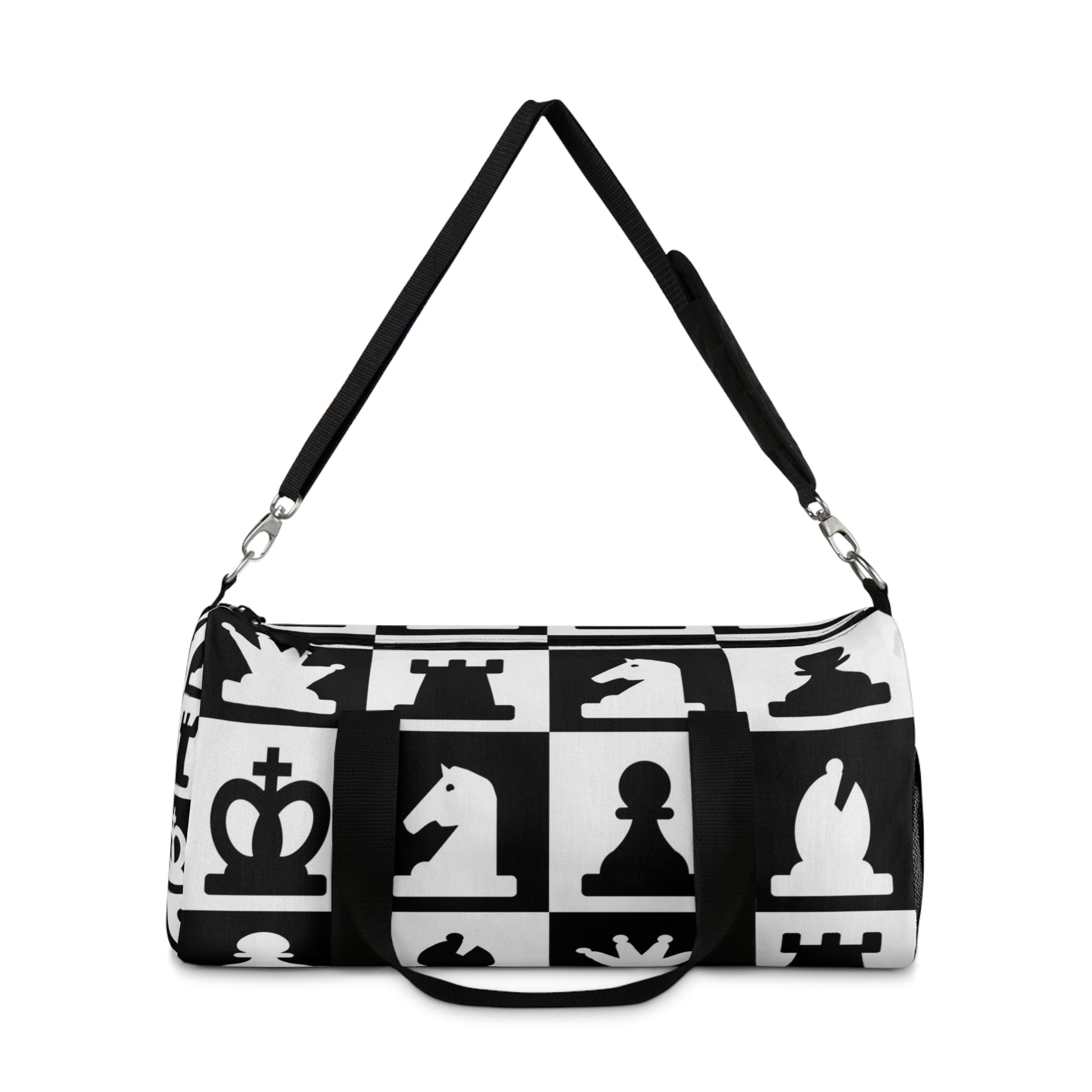 AI Chess Procedural Palace Duffel Bag, Artsulli - Art is Long, Life is Short, Bags, , , , , , , 
