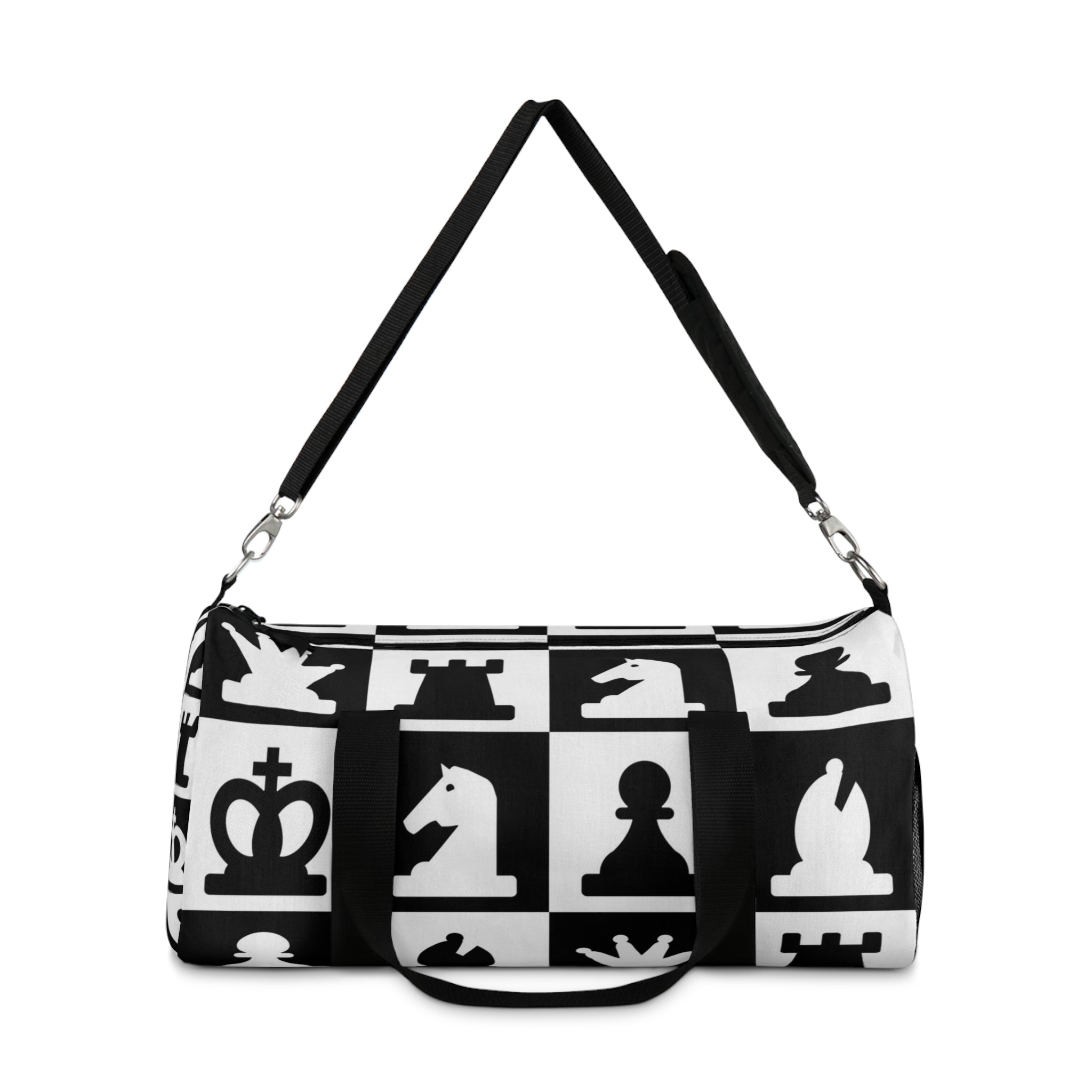 AI Chess Procedural Palace Duffel Bag, Artsulli - Art is Long, Life is Short, Bags, , , , , , , 