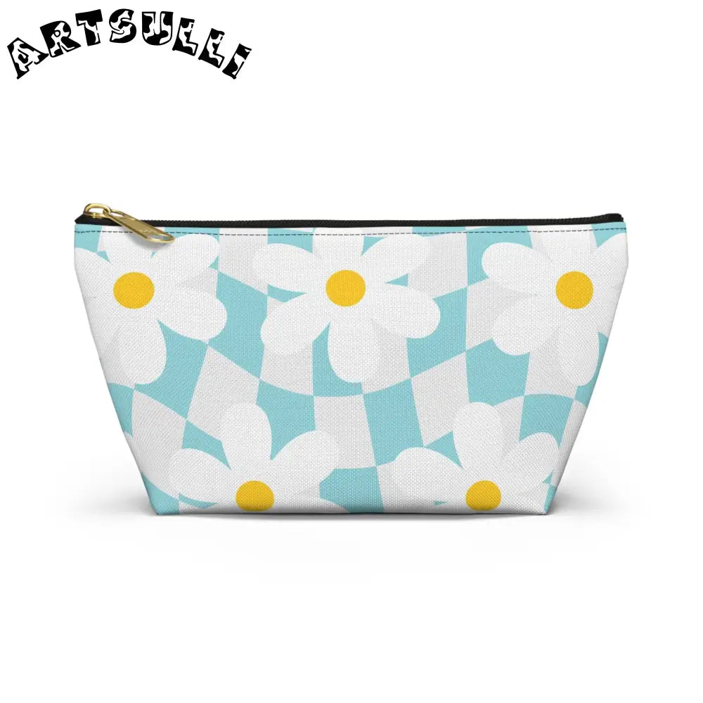 JAKKOUTTHEBXX Trippy Check Garden II Accessory Pouch w T-bottom
