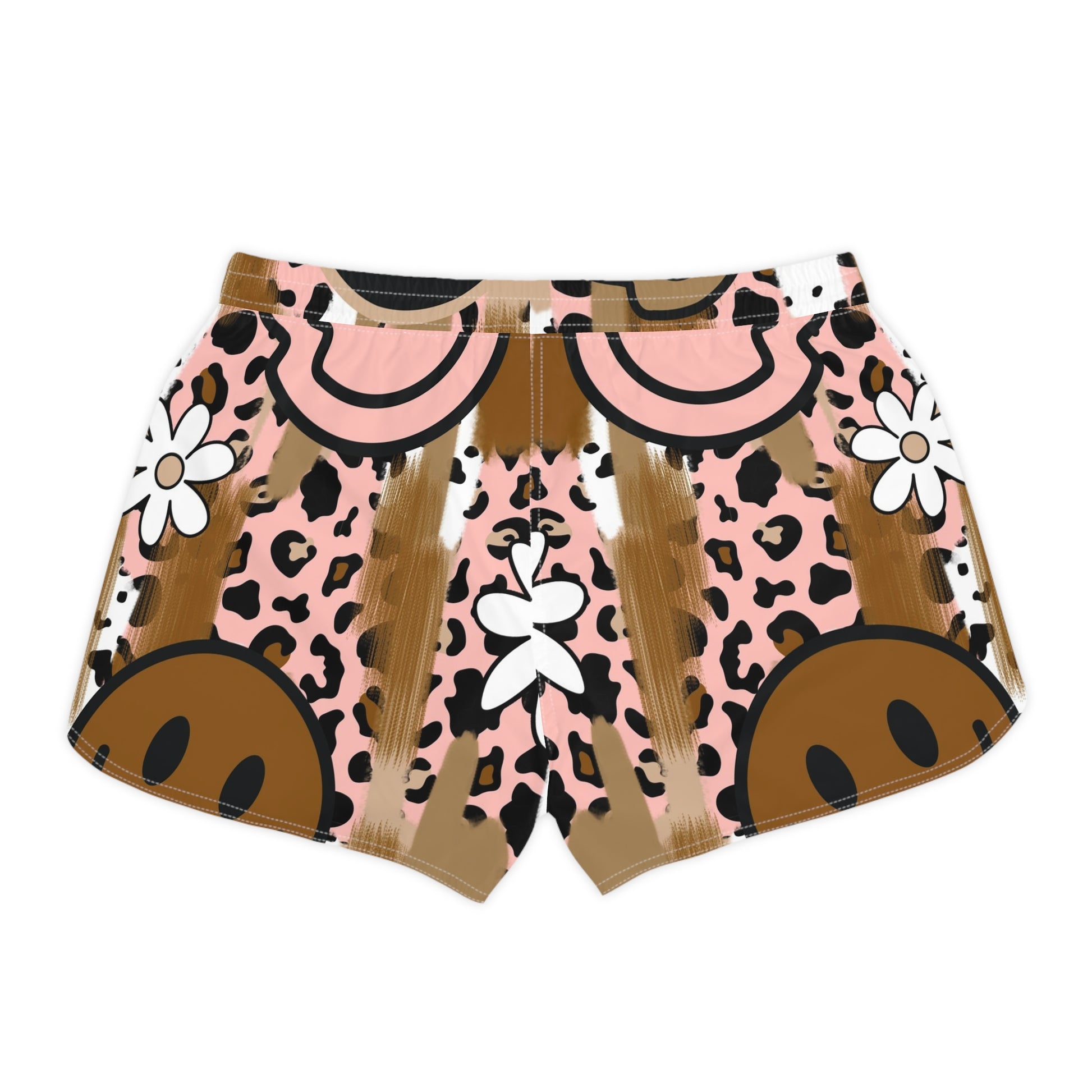 Sutfin Ghosts Pop Art Women's Casual Shorts (AOP), Artsulli - Art is Long, Life is Short, All Over Prints, , , , , , , 