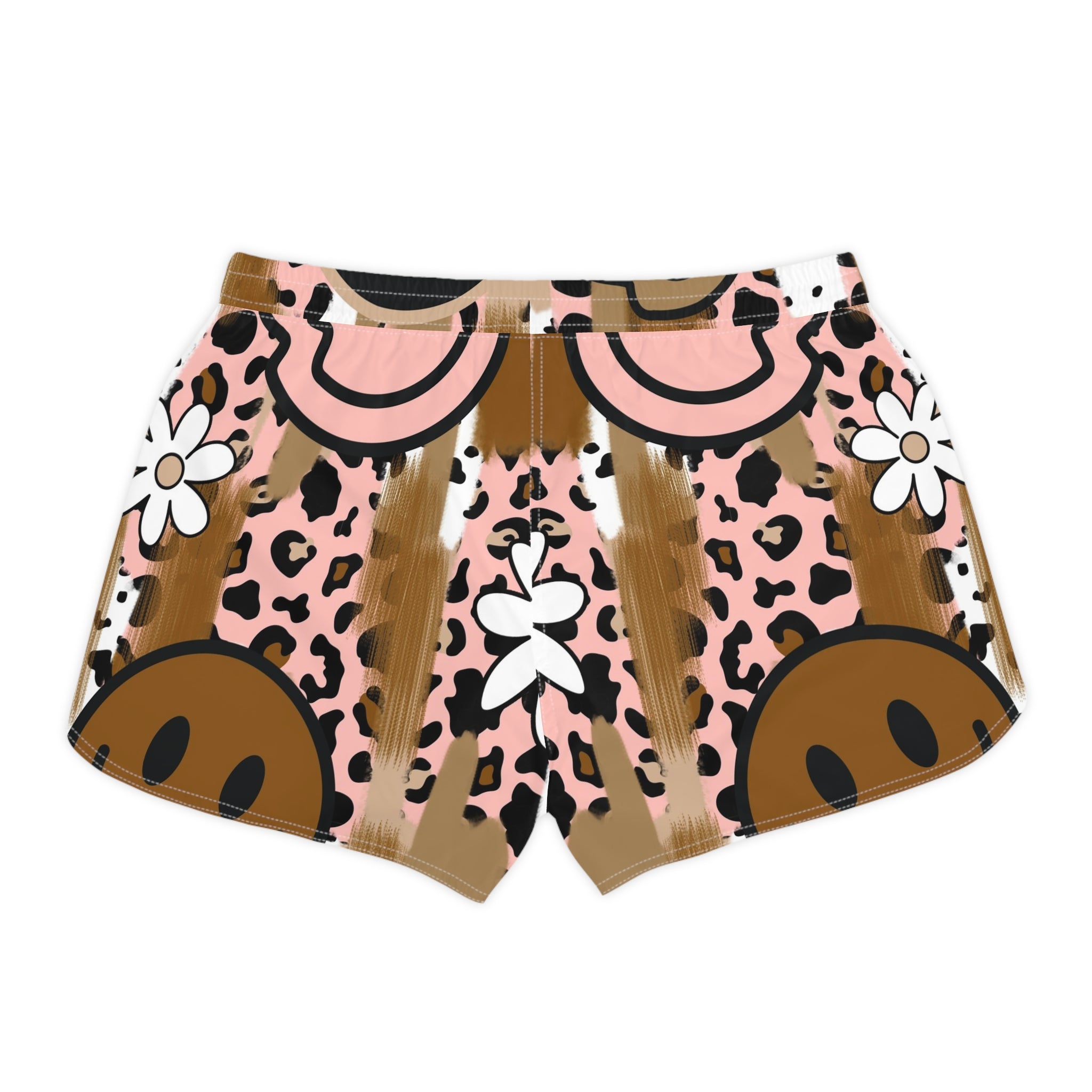 Sutfin Ghosts Pop Art Women's Casual Shorts (AOP), Artsulli - Art is Long, Life is Short, All Over Prints, , , , , , , 