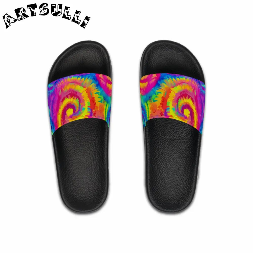 JAKKOUTTHEBXX Arcane Tie Dye Men’s Slide Sandals JAKKOUTTHEBXX