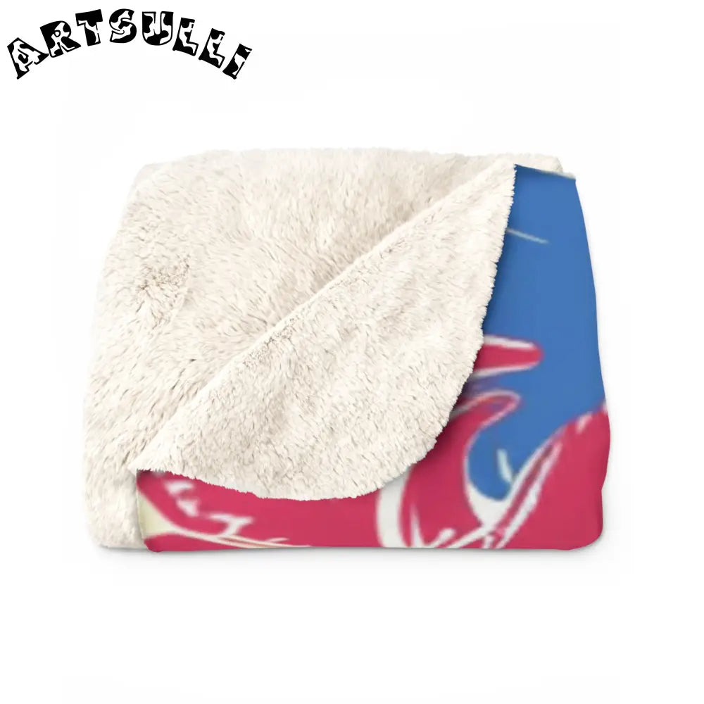 JAKKOUTTHEBXX Tropical Floral Cozy Fleece Blanket - JAKKOUTTHEBXX