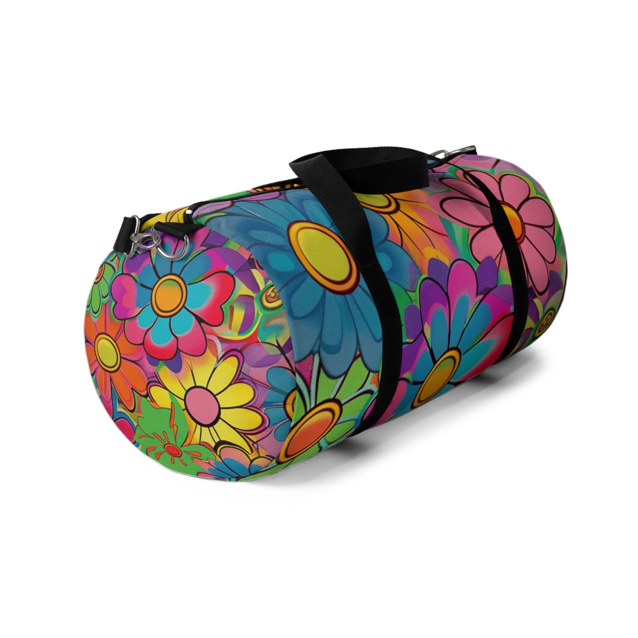 Chromatic Daisy Dream Duffel Bag, Artsulli - Art is Long, Life is Short, Bags, , , , , , , 