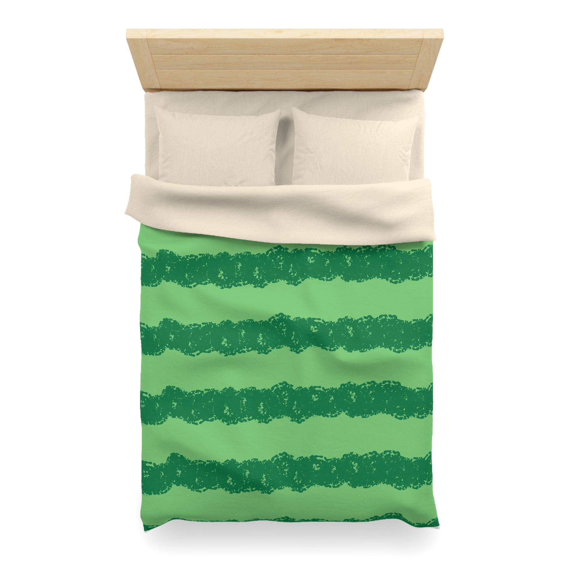 Watermelon Green Microfiber Duvet Cover, Artsulli - Art is Long, Life is Short, Home Decor, , , , , , , 