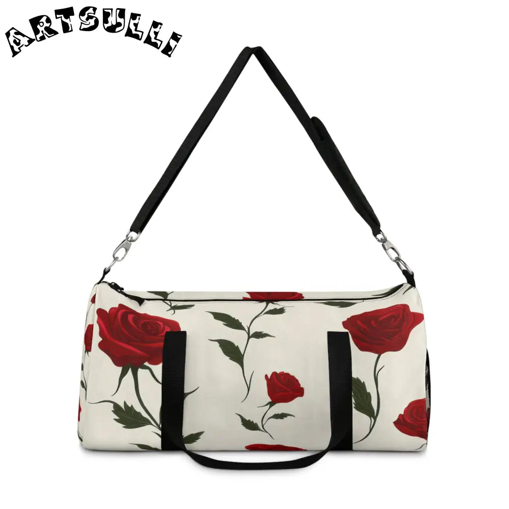 JAKKOUTTHEBXX Red Roses Duffel Bag JAKKOUTTHEBXX Artsulli - Art