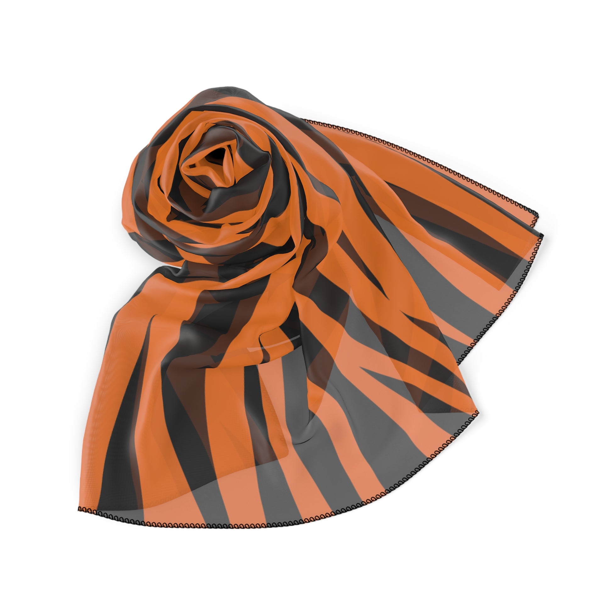 Halloween Zebra Poly Scarf, Artsulli - Art is Long, Life is Short, Accessories, , , , , , , 