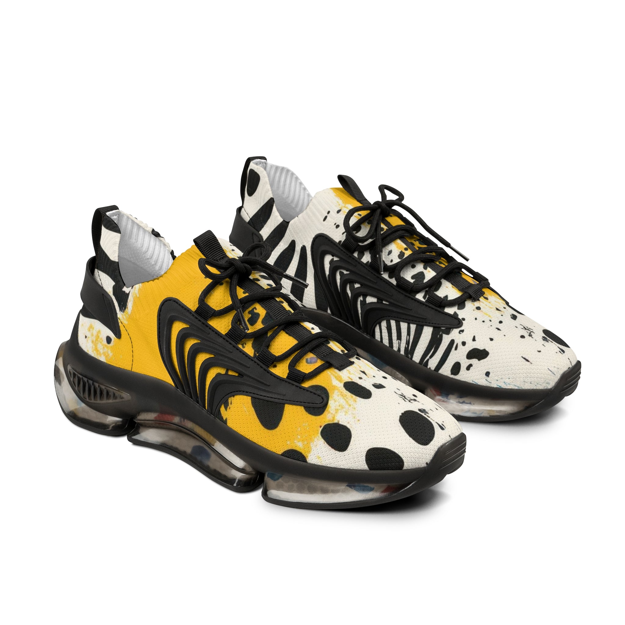 Rae Zebra Rhapsody Men's Mesh Sneakers, Artsulli - Art is Long, Life is Short, Shoes, Color, Black sole, Size, US 5, , , 10068312185427