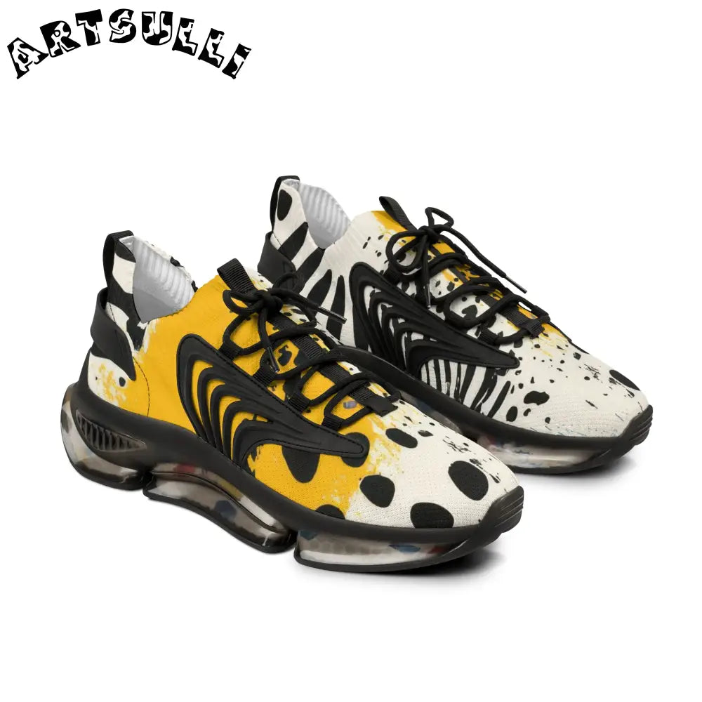 JAKKOUTTHEBXX Rae Zebra Rhapsody Men’s Mesh Sneakers JAKKOUTTHEBXX