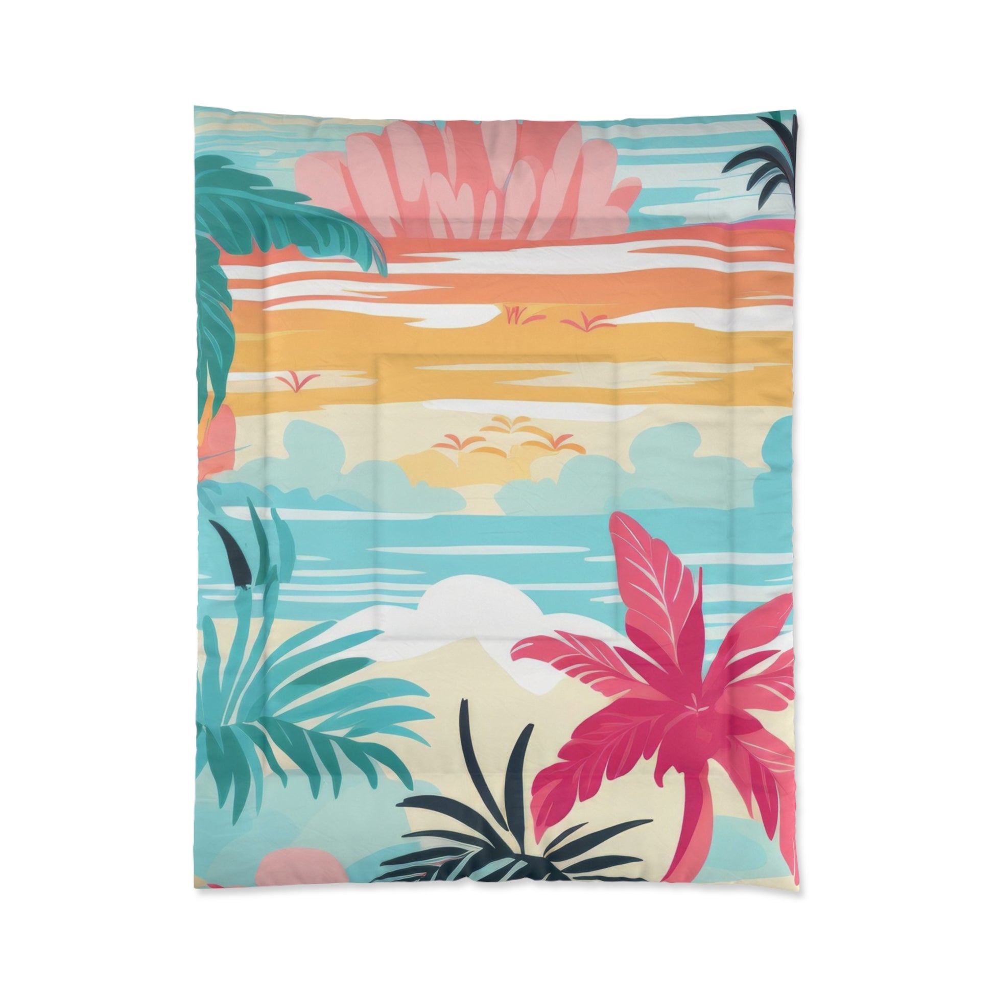 Afshar Island Dream Comforter, Artsulli - Art is Long, Life is Short, Home Decor, Size, 68" × 88", , , , , 24639478173513711941