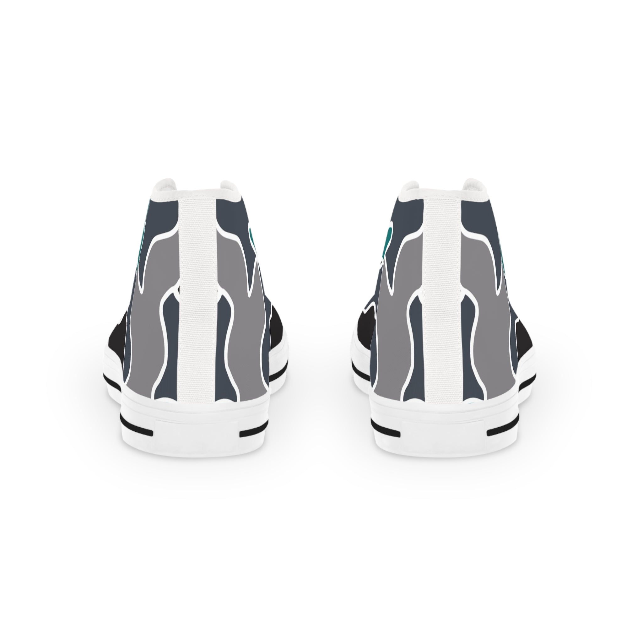 Surreal Camouflage Men's High Top Sneakers, Artsulli - Art is Long, Life is Short, Shoes, , , , , , , 