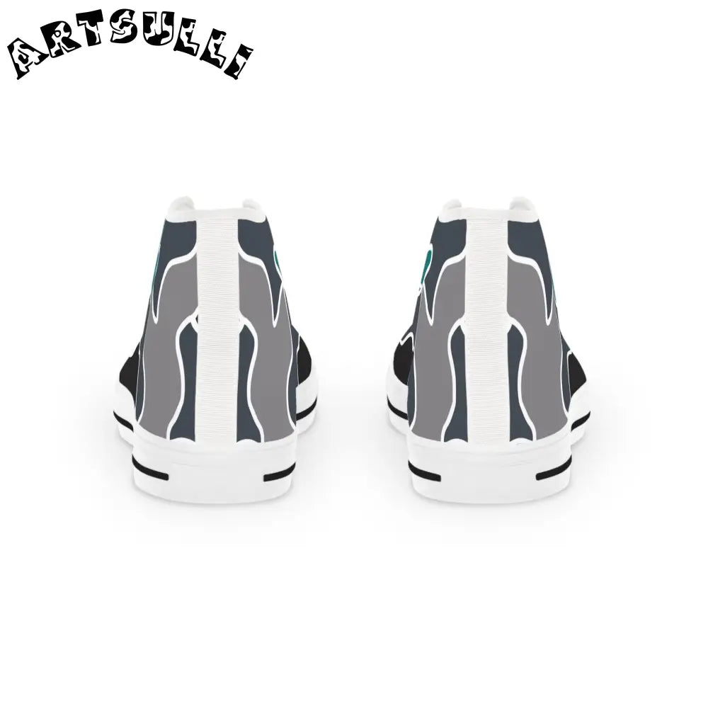 JAKKOUTTHEBXX Surreal Camouflage Men’s High Top Sneakers