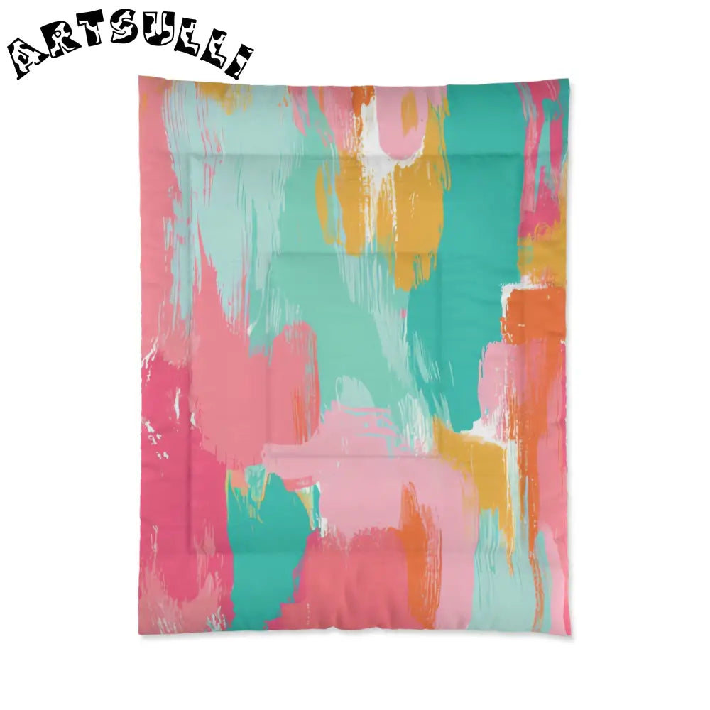 JAKKOUTTHEBXX Preppy Pixel Bloom Comforter JAKKOUTTHEBXX Artsulli