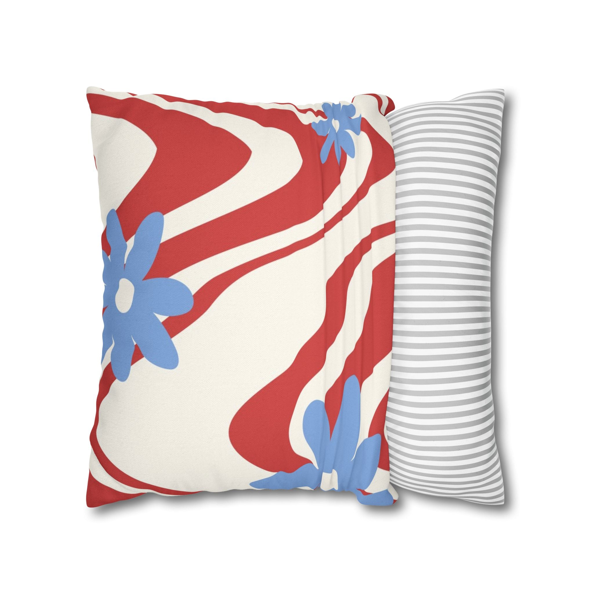 Spun Polyester Square Pillowcase