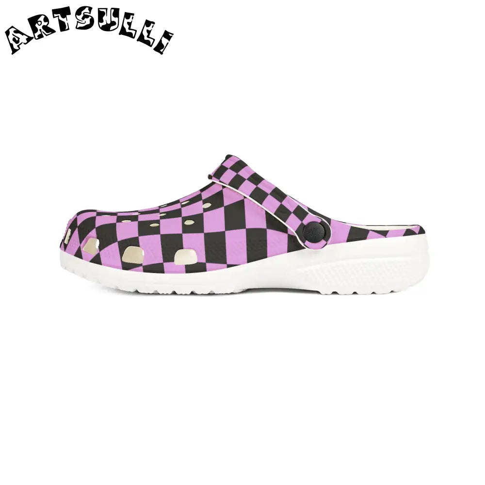 JAKKOUTTHEBXX Pixel Punk Vision EVA Foam Rubber Shoes (AOP)