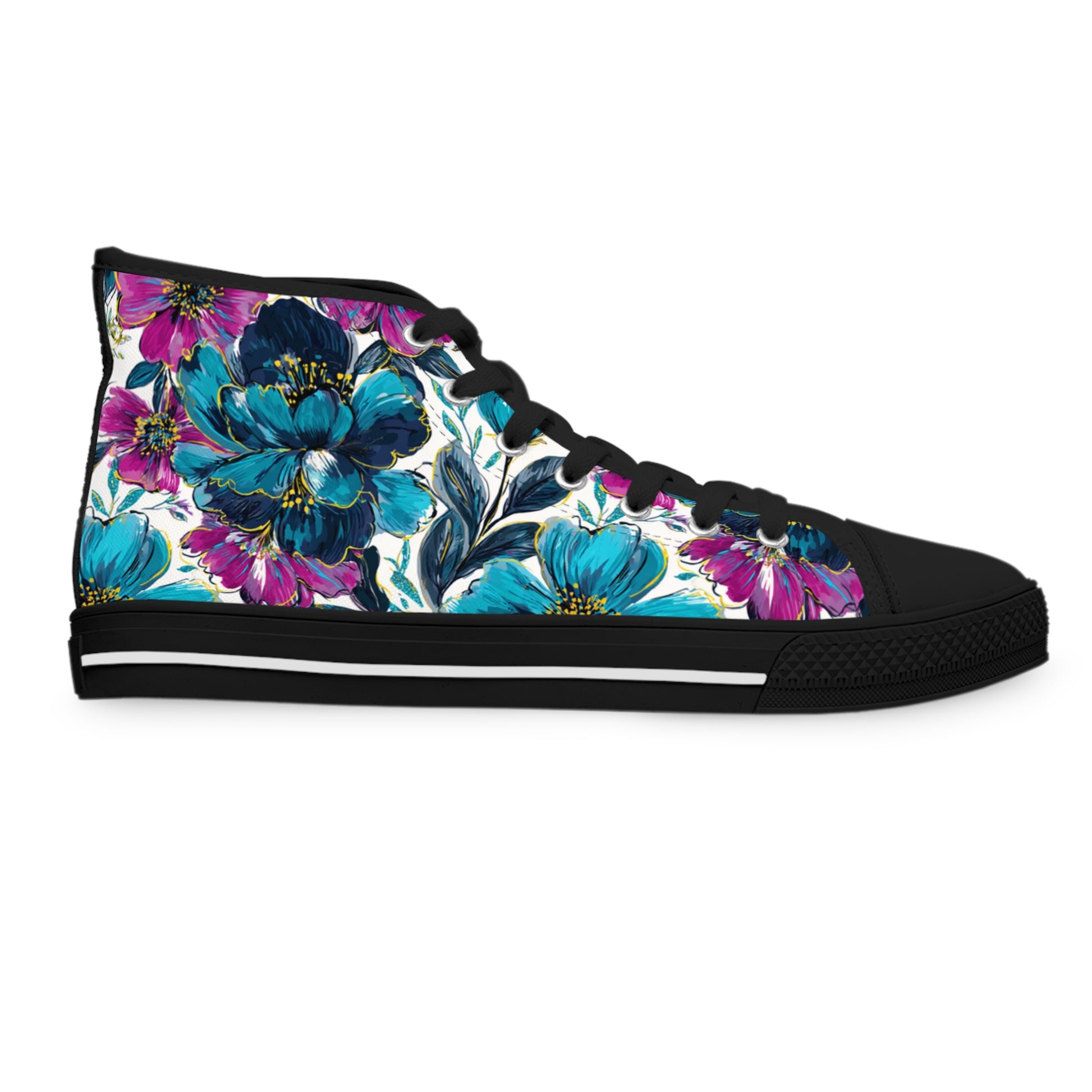 Women's High Top Sneakers, Artsulli - Art is Long, Life is Short, Shoes, , , , , , , 