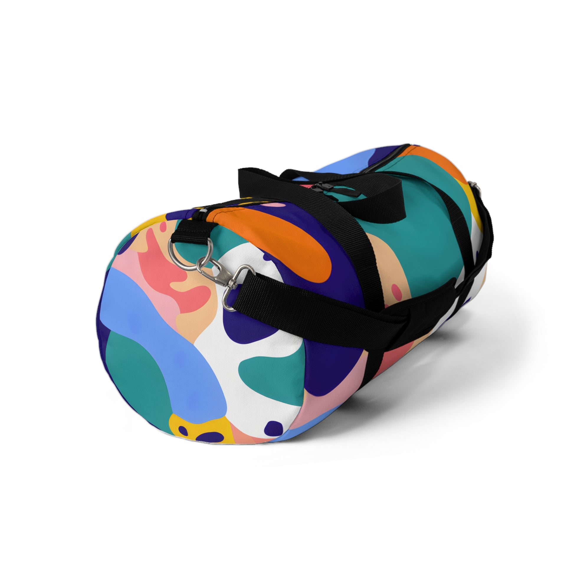 Colorful Abstract Shapes Duffel Bag, Artsulli - Art is Long, Life is Short, Bags, , , , , , , 
