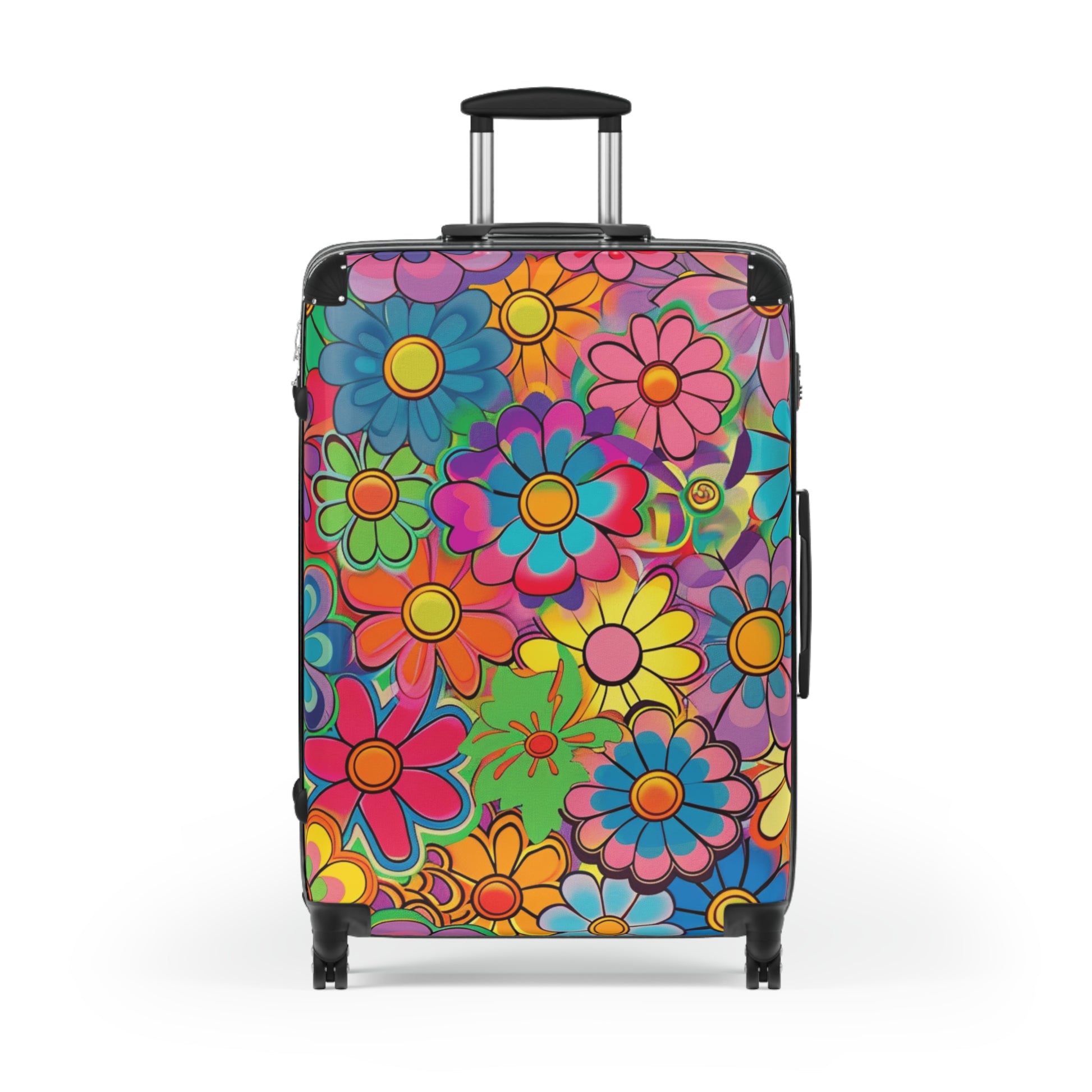 Chromatic Daisy Dream Suitcase, Artsulli - Art is Long, Life is Short, Bags, , , , , , , 