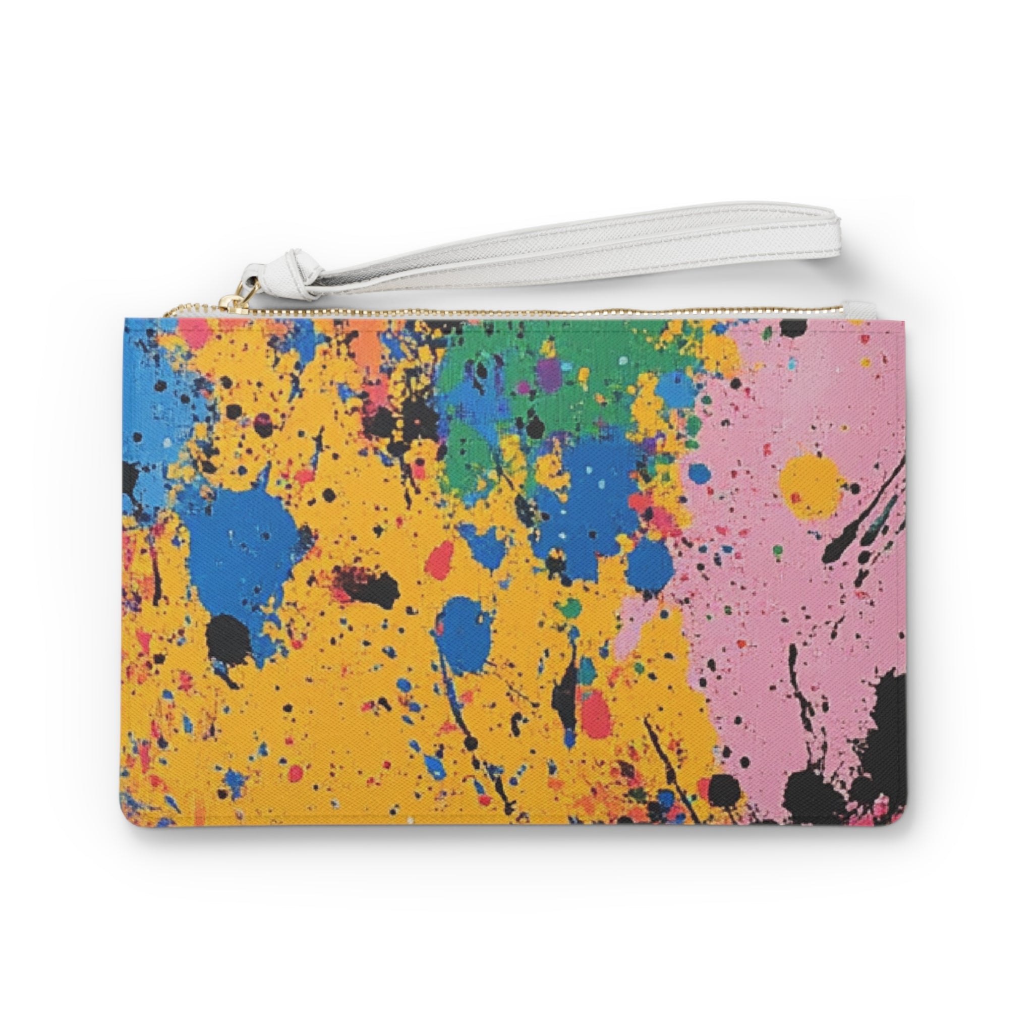 The Colors Of Paint Splatter Clutch Bag, Artsulli - Art is Long, Life is Short, Bags, Size, One size, , , , , 12404812141672