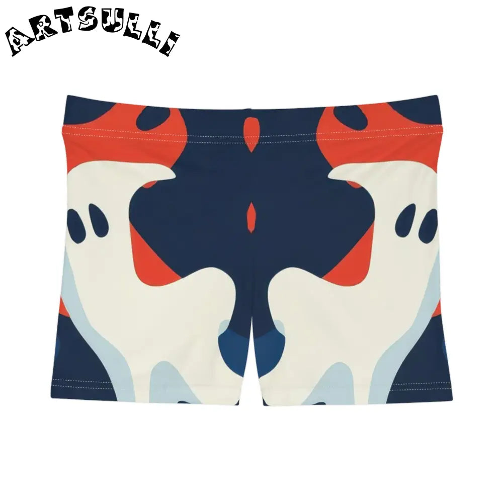 JAKKOUTTHEBXX Camo Ghosts Women’s Shorts (AOP) JAKKOUTTHEBXX