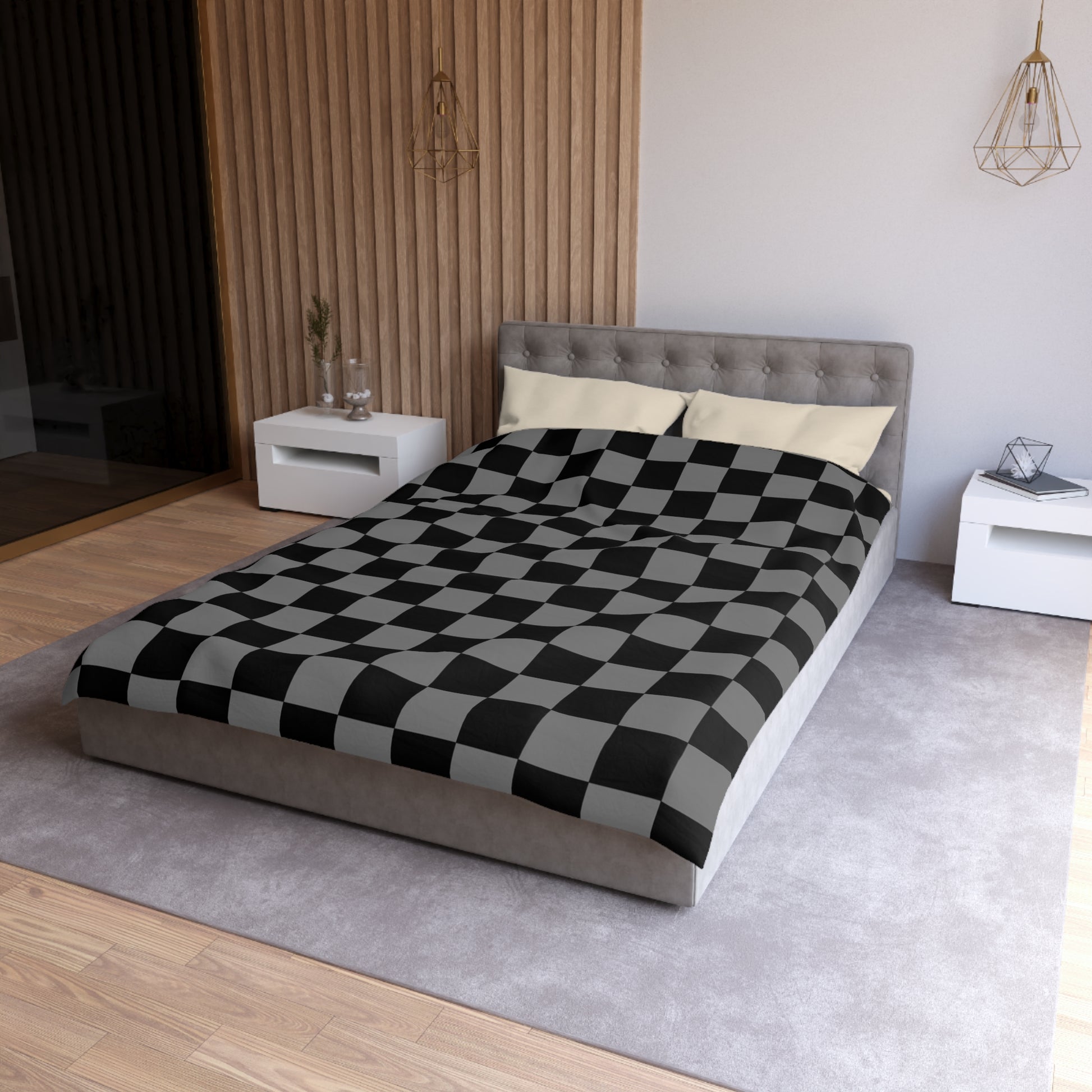 8K Void Surfer Microfiber Duvet Cover, Artsulli - Art is Long, Life is Short, Home Decor, , , , , , , 