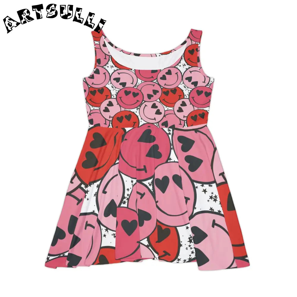 JAKKOUTTHEBXX Smiley Face x Heart Eyes II Pink and Red Women’s
