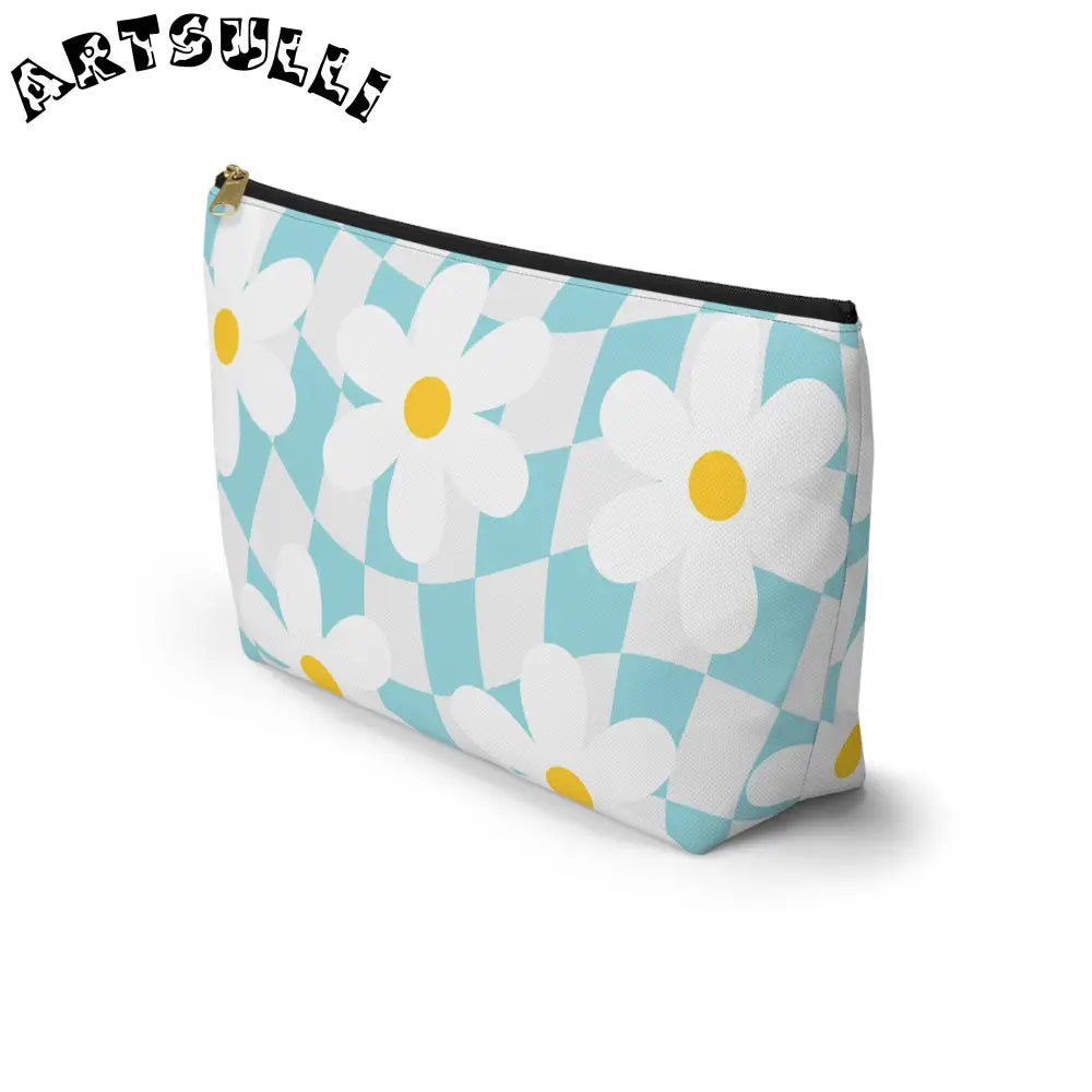 JAKKOUTTHEBXX Trippy Check Garden II Accessory Pouch w T-bottom