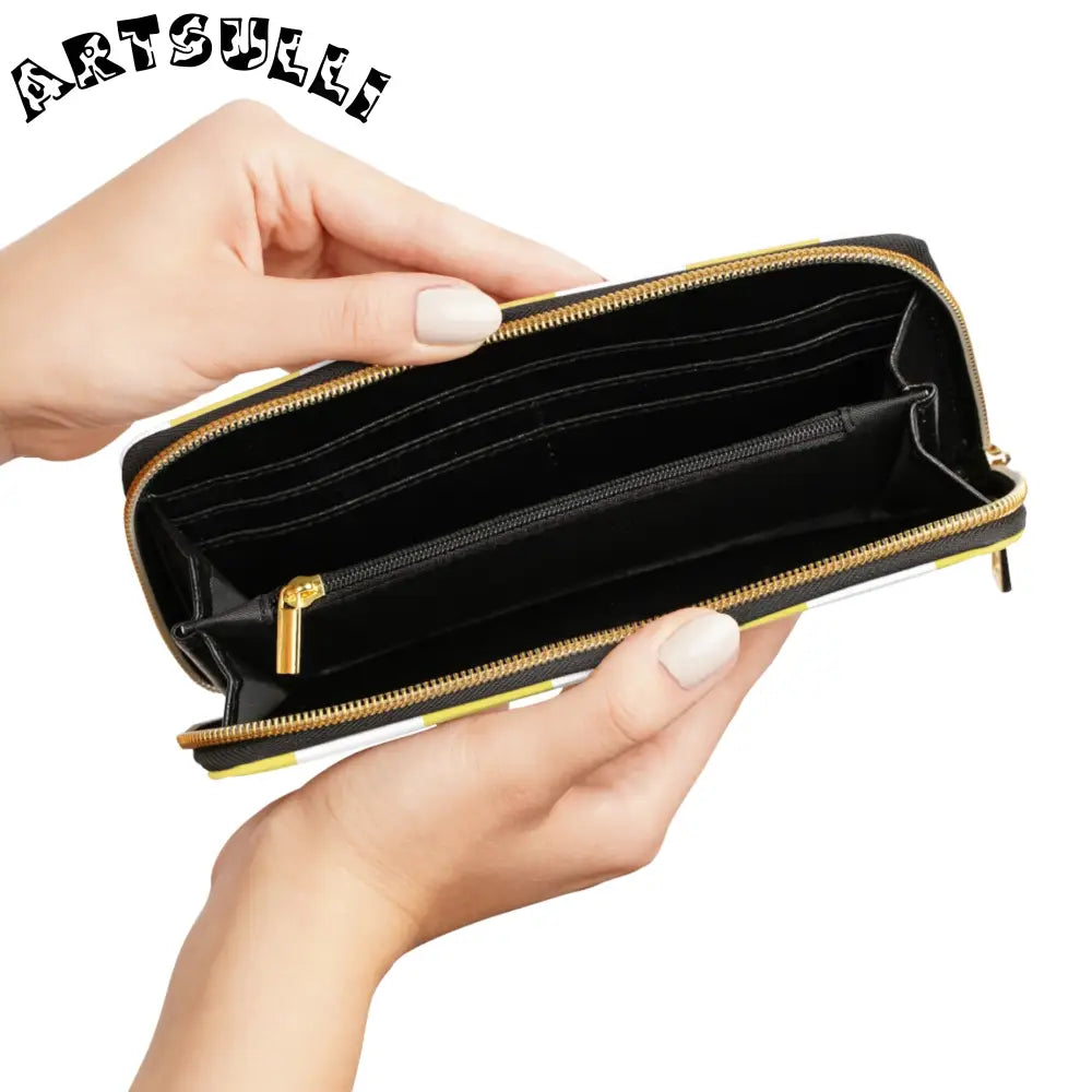 JAKKOUTTHEBXX Vaporwave Check II Zipper Wallet JAKKOUTTHEBXX