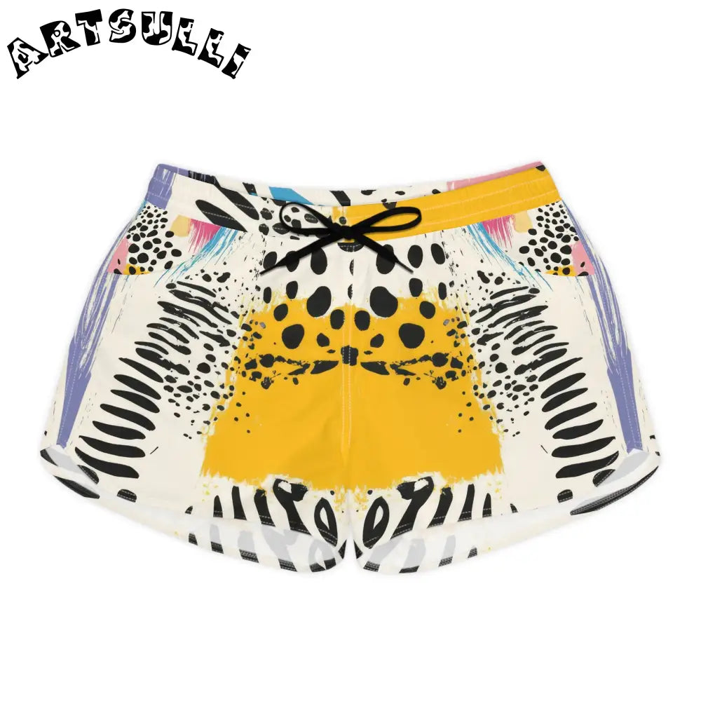 JAKKOUTTHEBXX Rae Zebra Rhapsody II Women’s Casual Shorts (AOP)