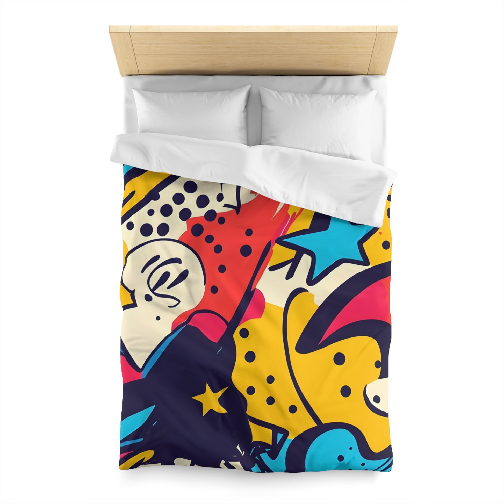 Comic x Pop Art Microfiber Duvet Cover, Artsulli - Art is Long, Life is Short, Home Decor, , , , , , , 