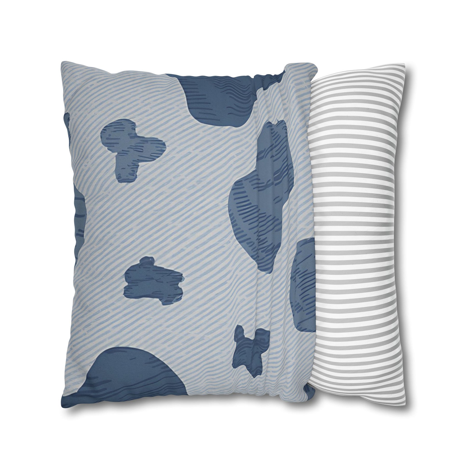 Spun Polyester Square Pillowcase, Artsulli - Art is Long, Life is Short, Home Decor, , , , , , , 