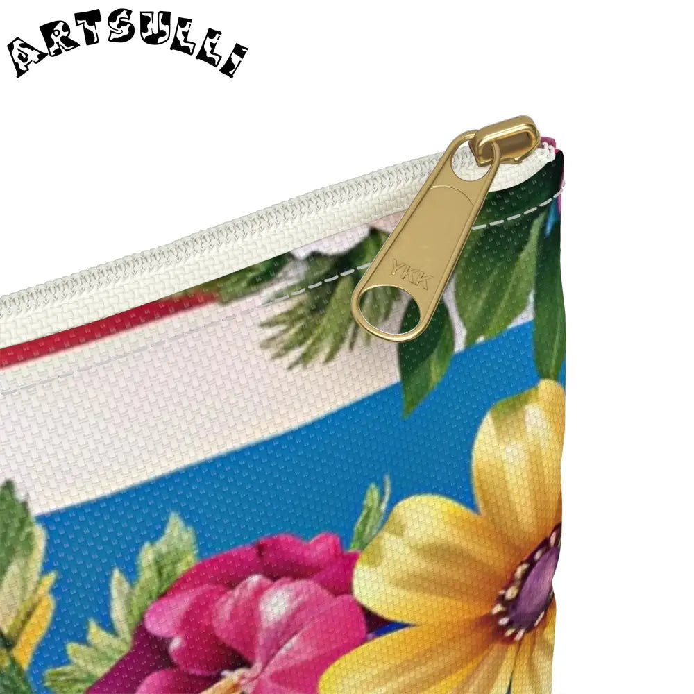 JAKKOUTTHEBXX Colorful Floral Stripe Pouch 2025