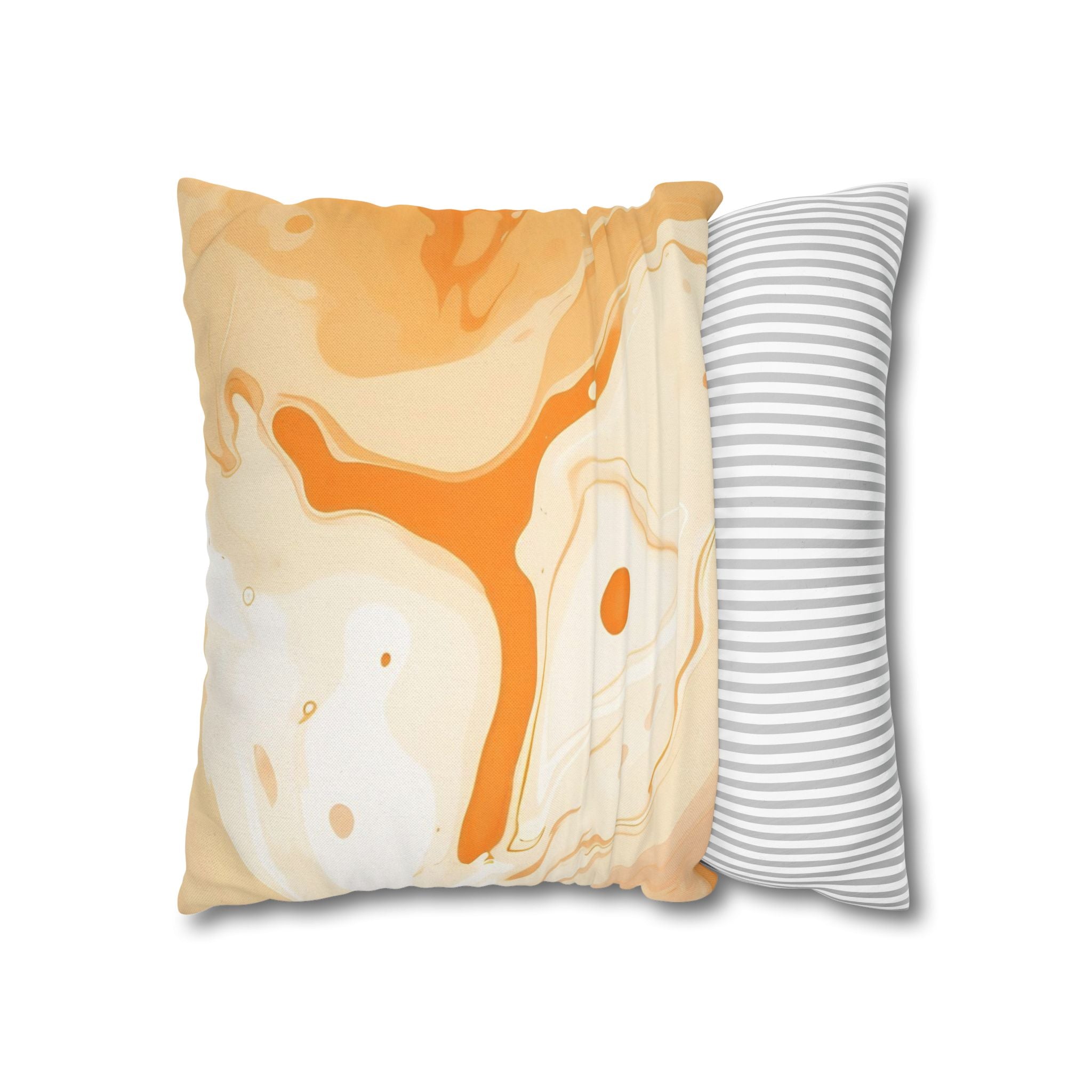 Spun Polyester Square Pillowcase