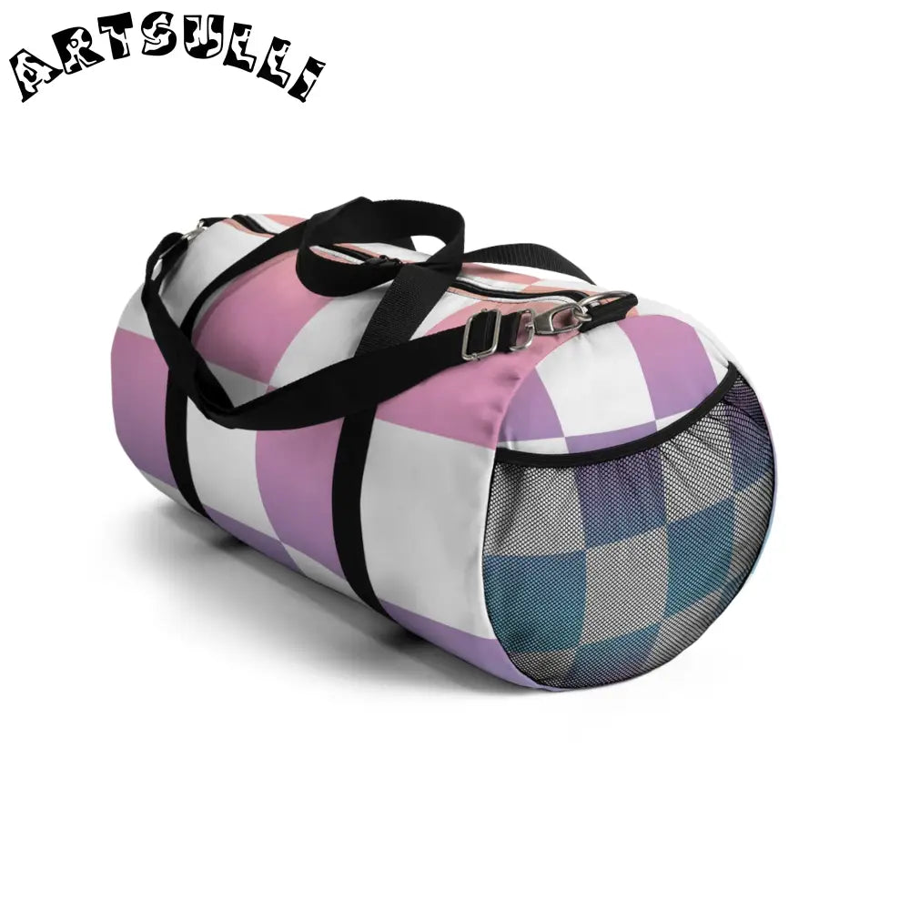 JAKKOUTTHEBXX Vaporwave Check Duffel Bag JAKKOUTTHEBXX Artsulli