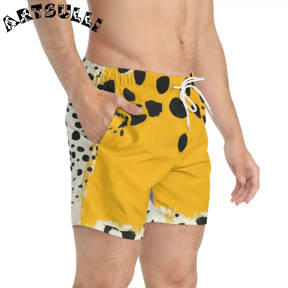 JAKKOUTTHEBXX Rae Zebra Rhapsody Swim Trunks (AOP) JAKKOUTTHEBXX