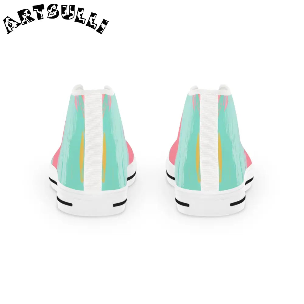 JAKKOUTTHEBXX Preppy Pixel Bloom II Men’s High Top Sneakers