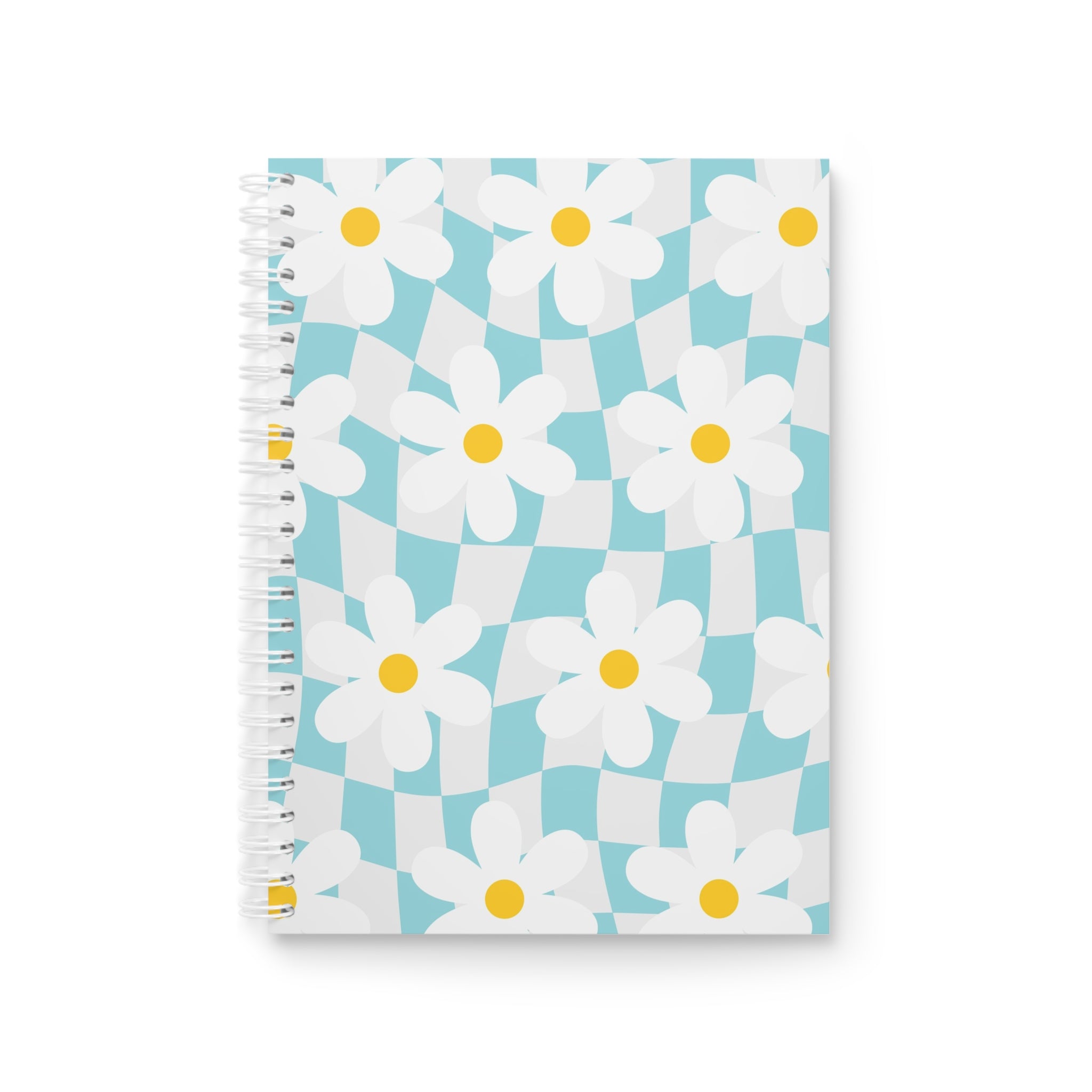 Trippy Check Garden Spiral Notebook, Artsulli - Art is Long, Life is Short, Paper products, Size, One Size, , , , , 53565417890306624323