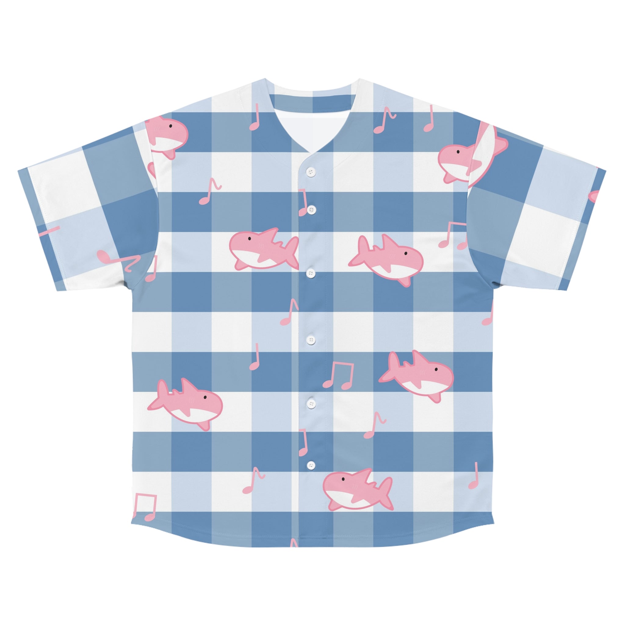 Music Shark Men's Baseball Jersey (AOP), Artsulli - Art is Long, Life is Short, All Over Prints, Size, S, Color, Seam thread color automatically matched to design, , , 25459226186598052112