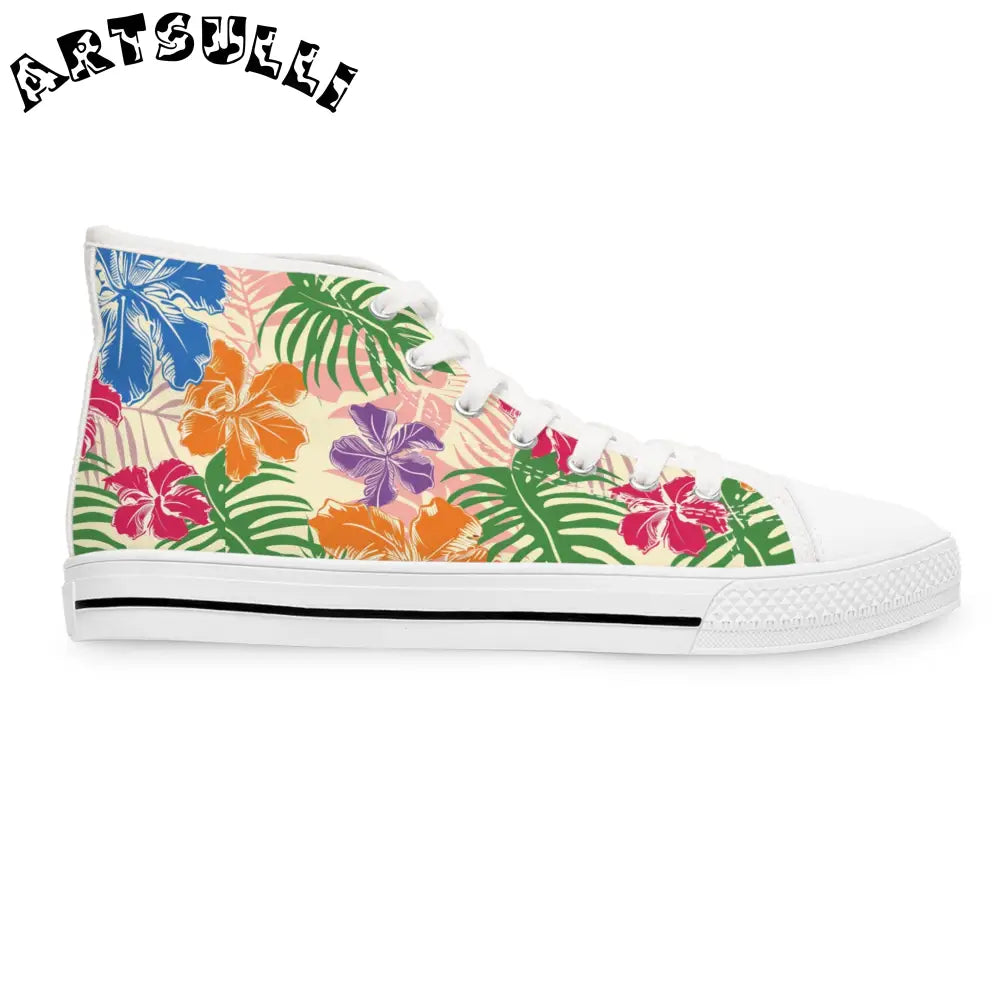 JAKKOUTTHEBXX Tropical Floral High-Top Sneakers 2025