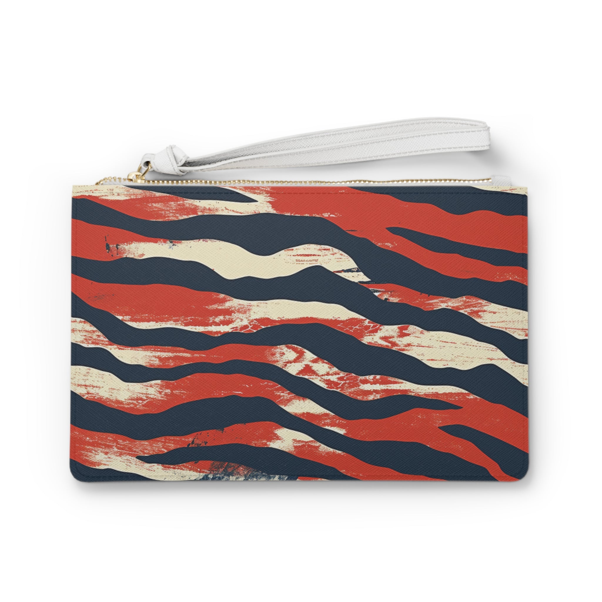 Camo Tiger Stripes Clutch Bag, Artsulli - Art is Long, Life is Short, Bags, Size, One size, , , , , 17488716419440