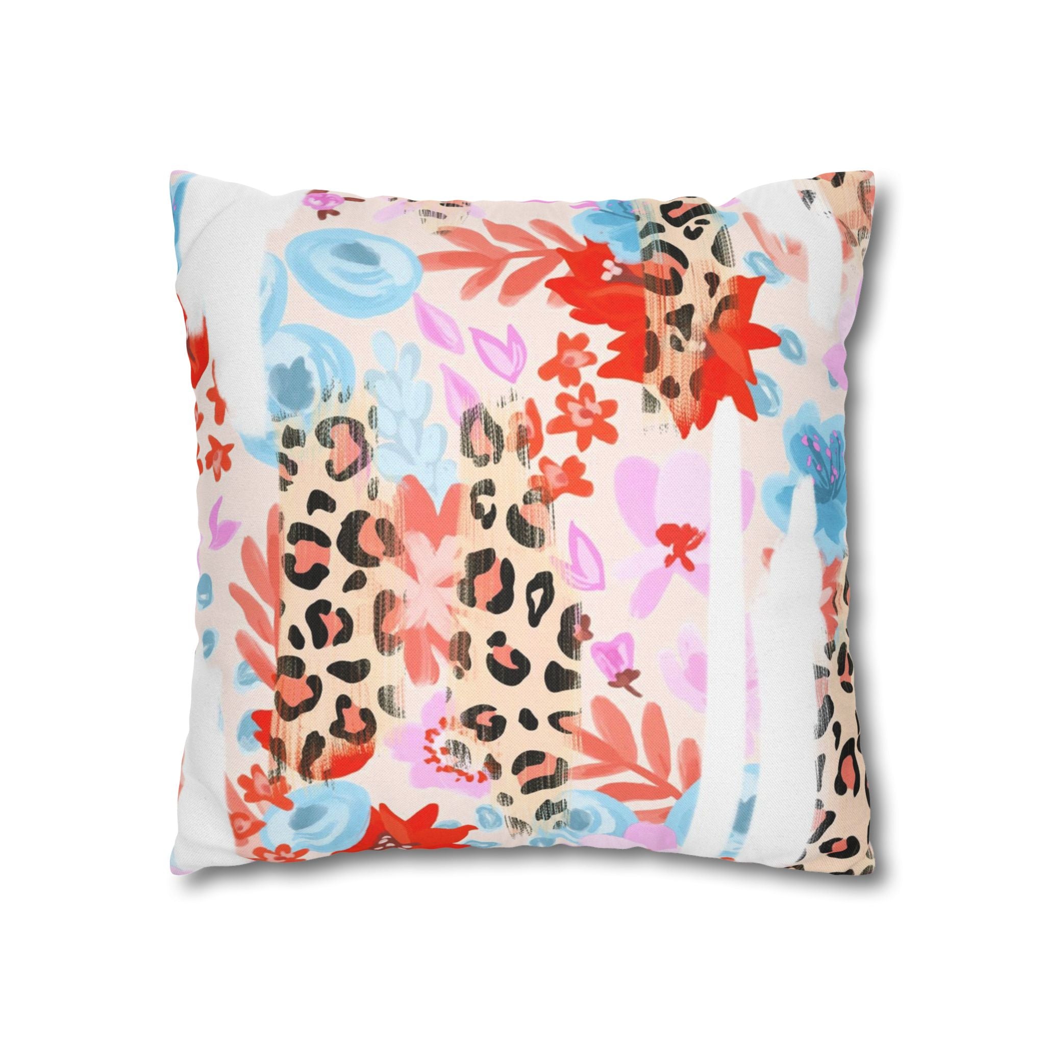 Spun Polyester Square Pillowcase