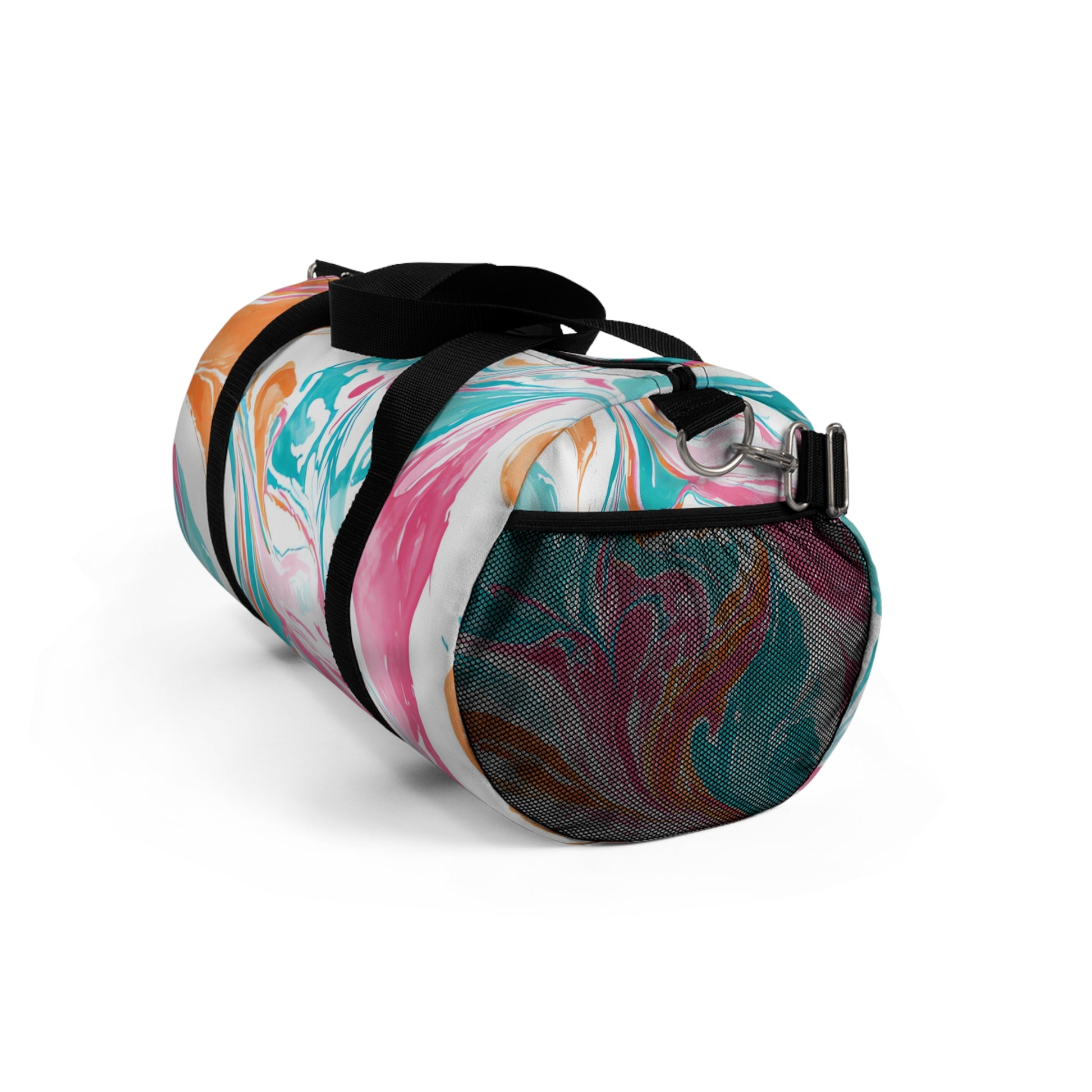 Liquid Pastel Spill Multi-Color Duffel Bag, Artsulli - Art is Long, Life is Short, Bags, , , , , , , 
